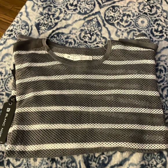 Blanc Noir Drape Sweater - Picture 2 of 3